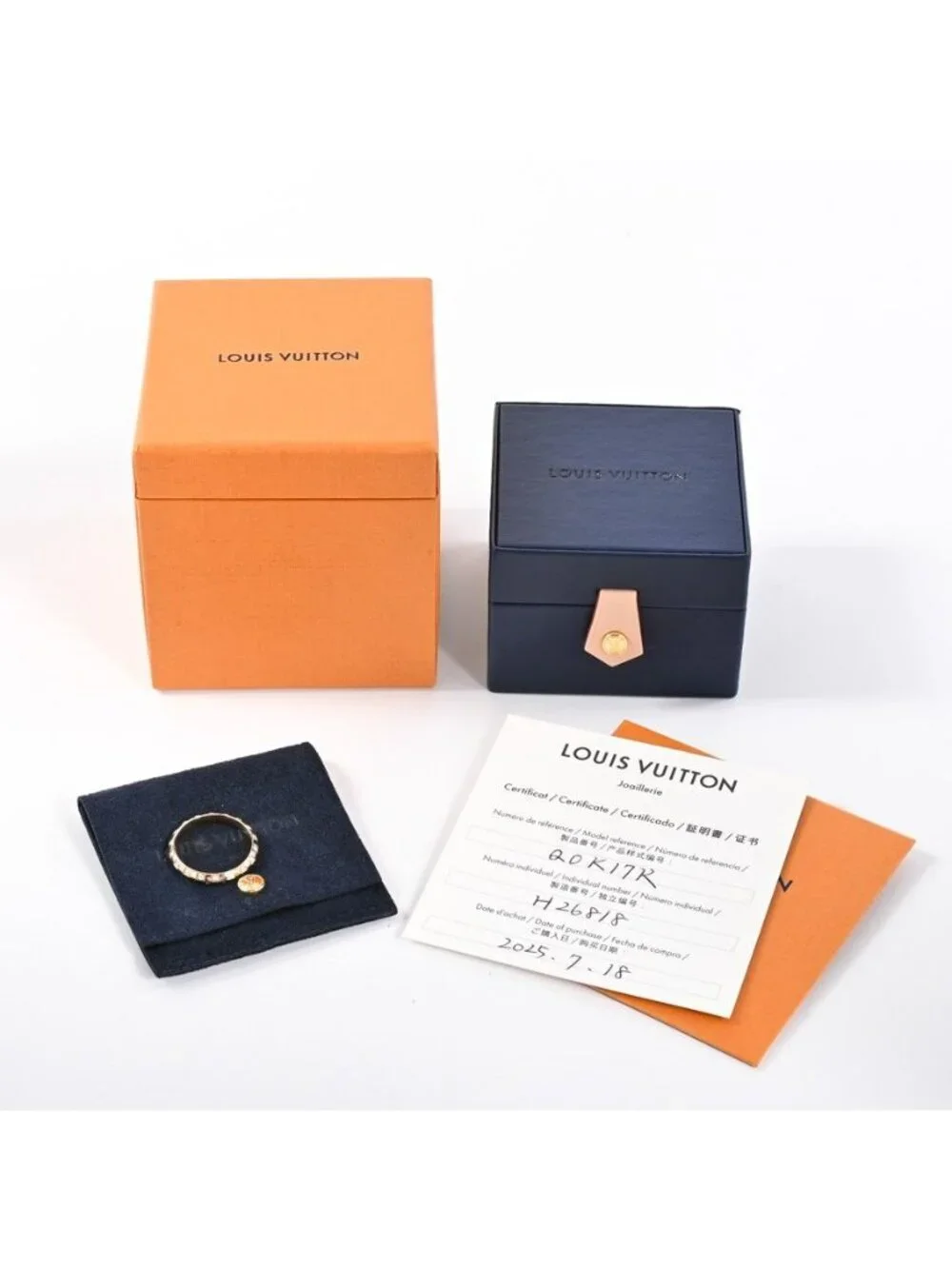Louis Vuitton Ring Le Damier de Louis Vuitton